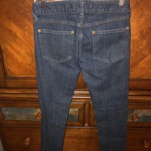 Free People Skinny CroppedJeans with ankle zippers